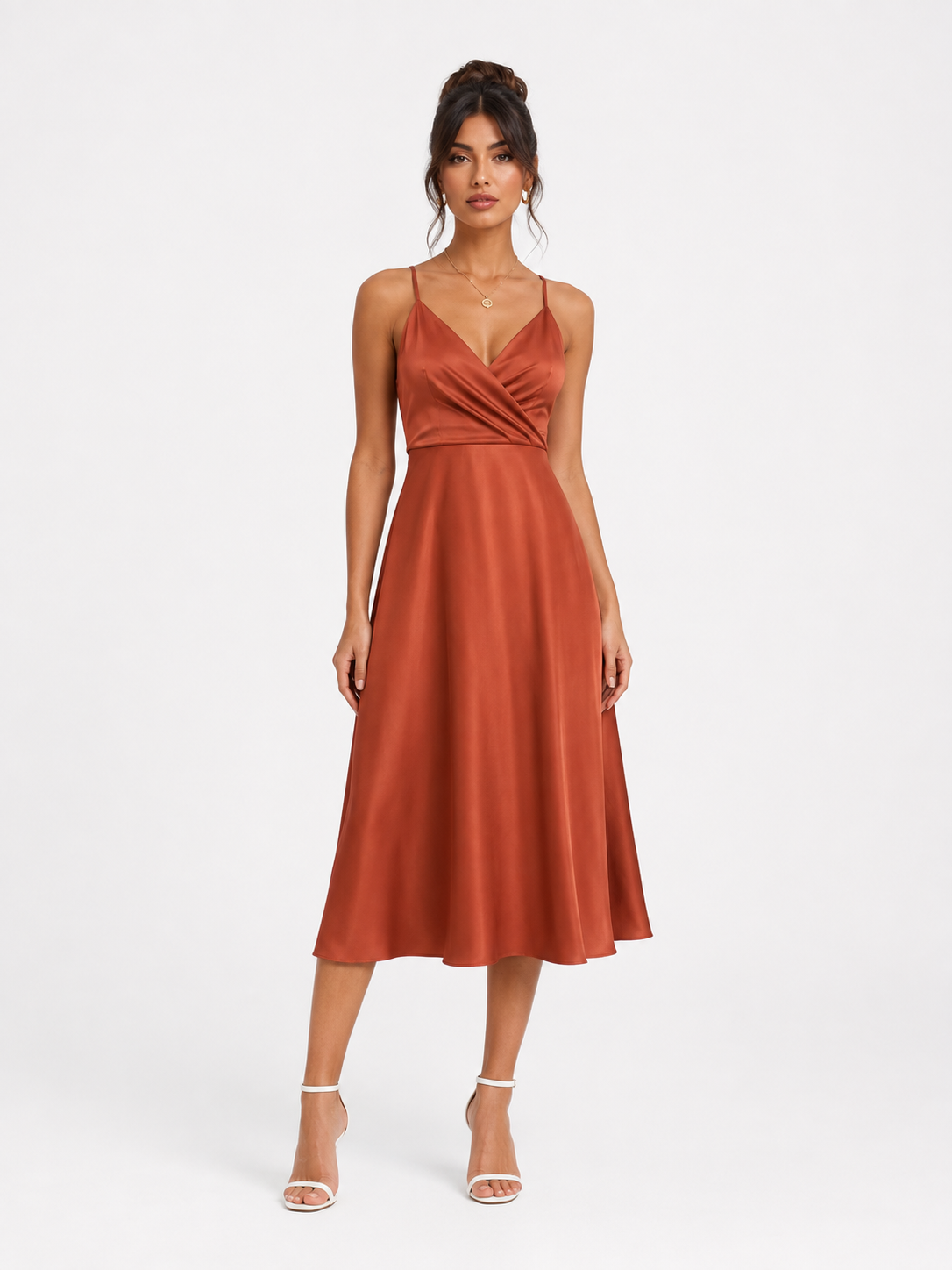 Women's Sleeveless V-neck Strap Short Sleeve Dress