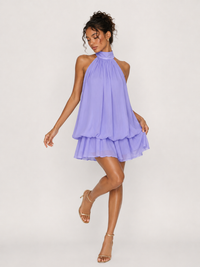 New-design Asymmetric Halter-neck Spicy-girl Dress For Women