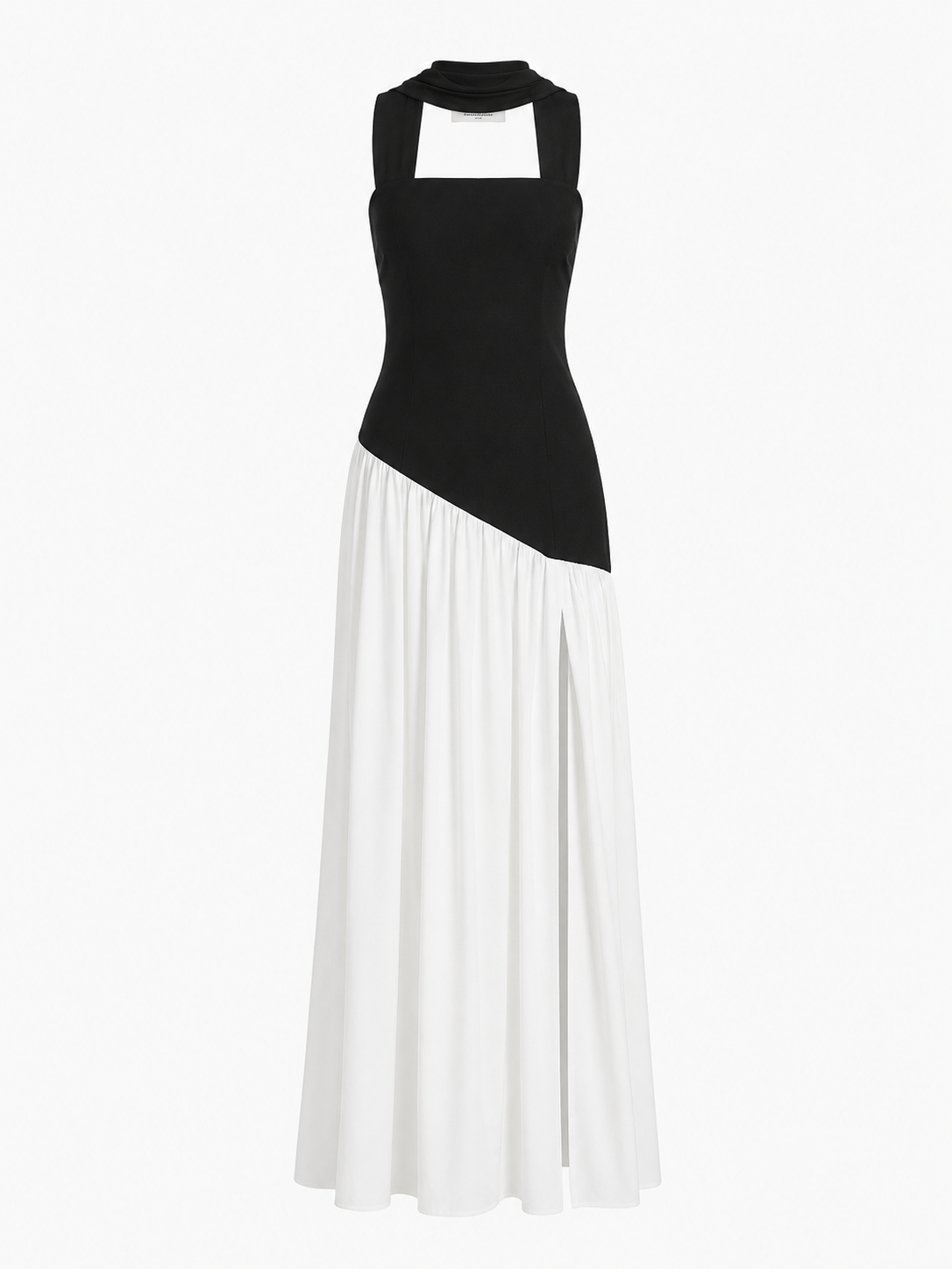 Irregular Tube Top Tied Dress Women