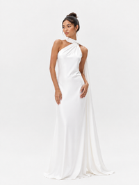 Elegant Satin Ribbon Sling Party Sleeveless Dress