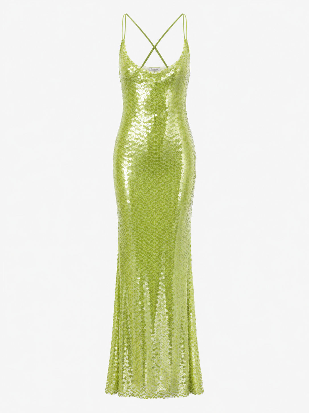 Sling Slim-fit Sequined Backless Long Dress Skirt Sexy Pure Desire