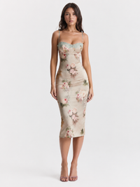 New Sexy Lace Sling Backless Sheath Dress