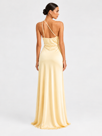Women's Solid Color Graceful And Fashionable Dress
