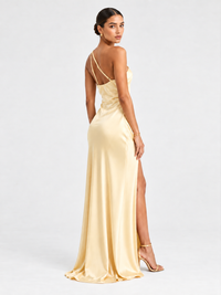 Women's Solid Color Graceful And Fashionable Dress