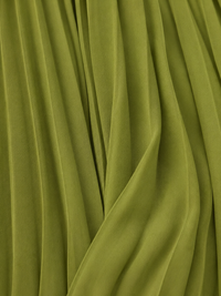 Womens Fashion Backless Halter-neck Low-cut Plunging Pleated Dress